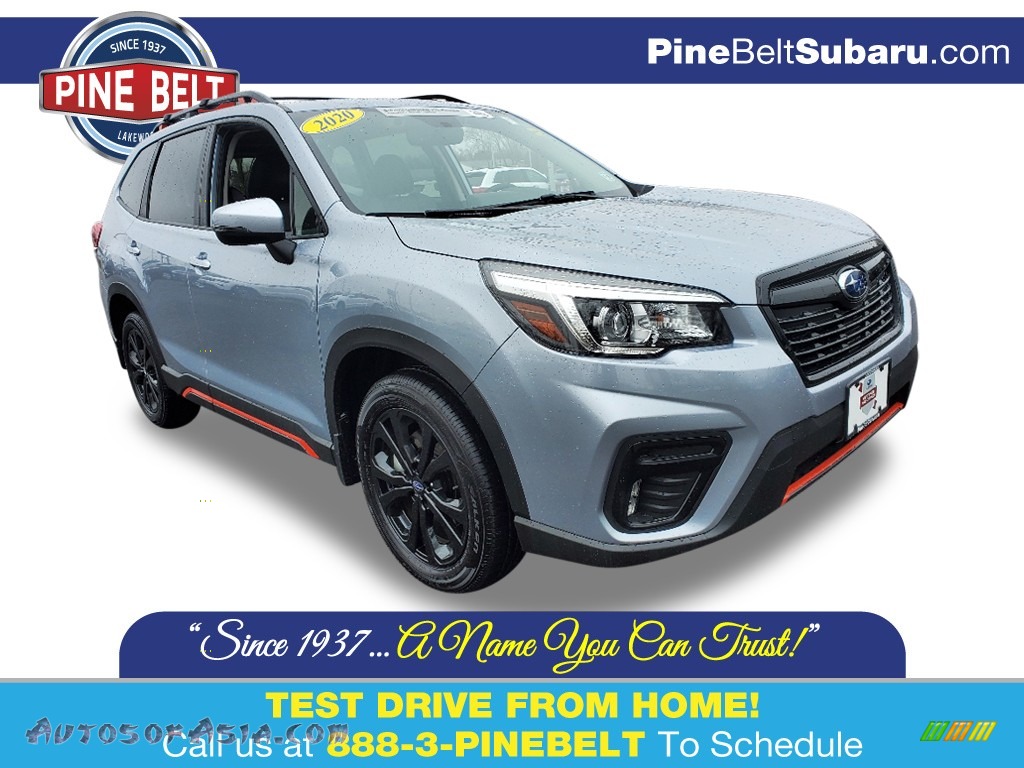 2020 Forester 2.5i Sport - Ice Silver Metallic / Gray photo #1