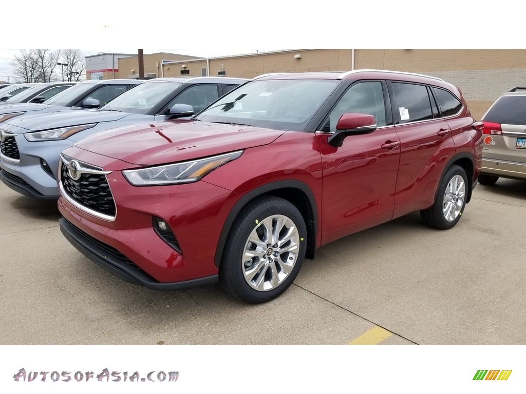 2020 Highlander Limited AWD - Ruby Flare Pearl / Graphite photo #1