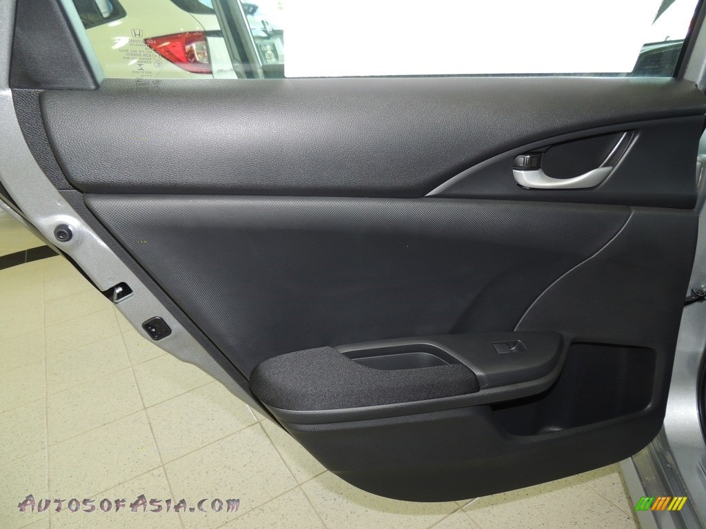 2020 Civic LX Sedan - Lunar Silver Metallic / Black photo #10