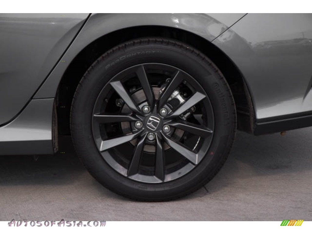 2020 Civic EX-L Hatchback - Polished Metal Metallic / Black photo #11