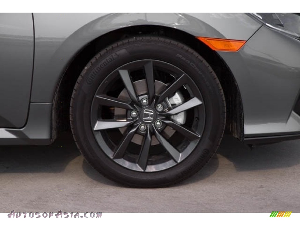 2020 Civic EX-L Hatchback - Polished Metal Metallic / Black photo #13
