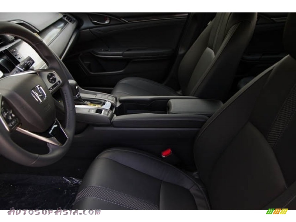2020 Civic EX-L Hatchback - Polished Metal Metallic / Black photo #15