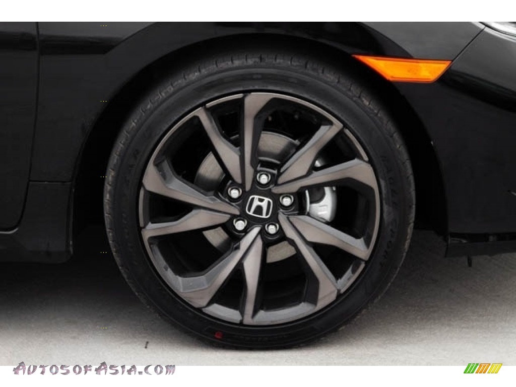 2020 Civic Sport Sedan - Crystal Black Pearl / Black photo #12