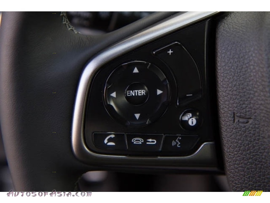 2020 Civic EX-L Hatchback - Polished Metal Metallic / Black photo #20