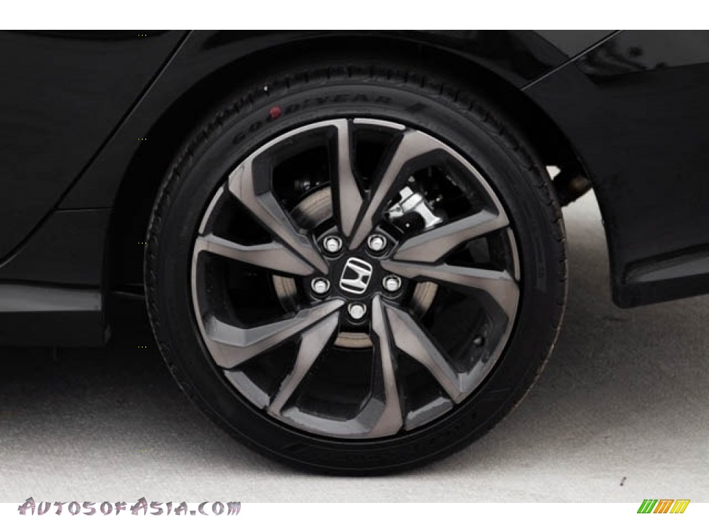 2020 Civic Sport Sedan - Crystal Black Pearl / Black photo #14