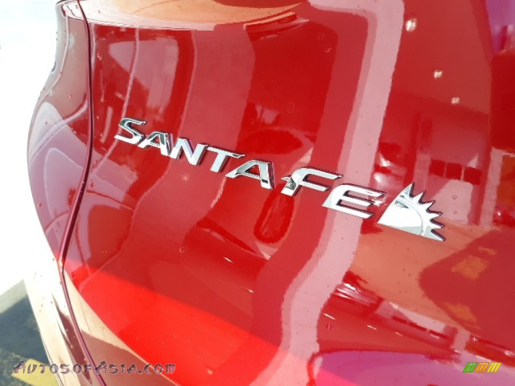 2020 Santa Fe Limited 2.0 AWD - Calypso Red / Black photo #59