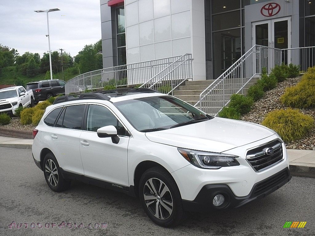 2019 Outback 2.5i Limited - Crystal White Pearl / Warm Ivory photo #1