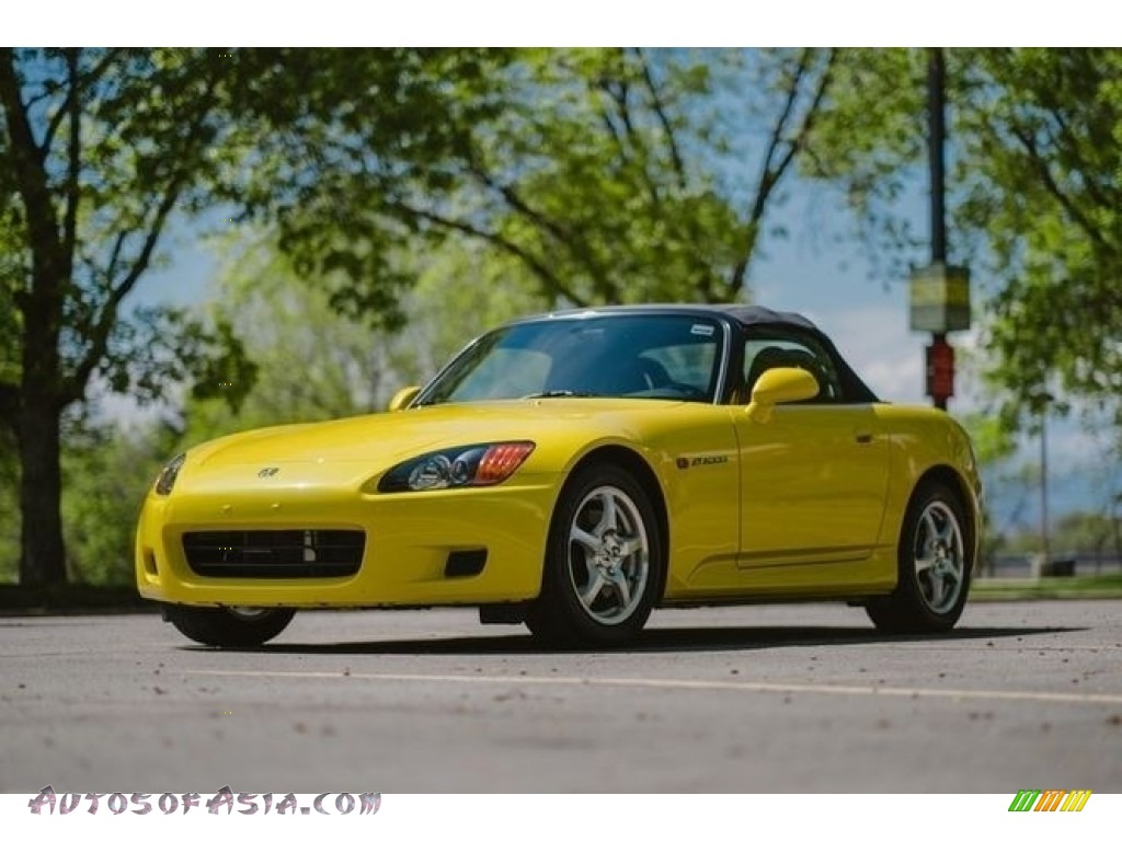 2001 S2000 Roadster - Spa Yellow / Black photo #6