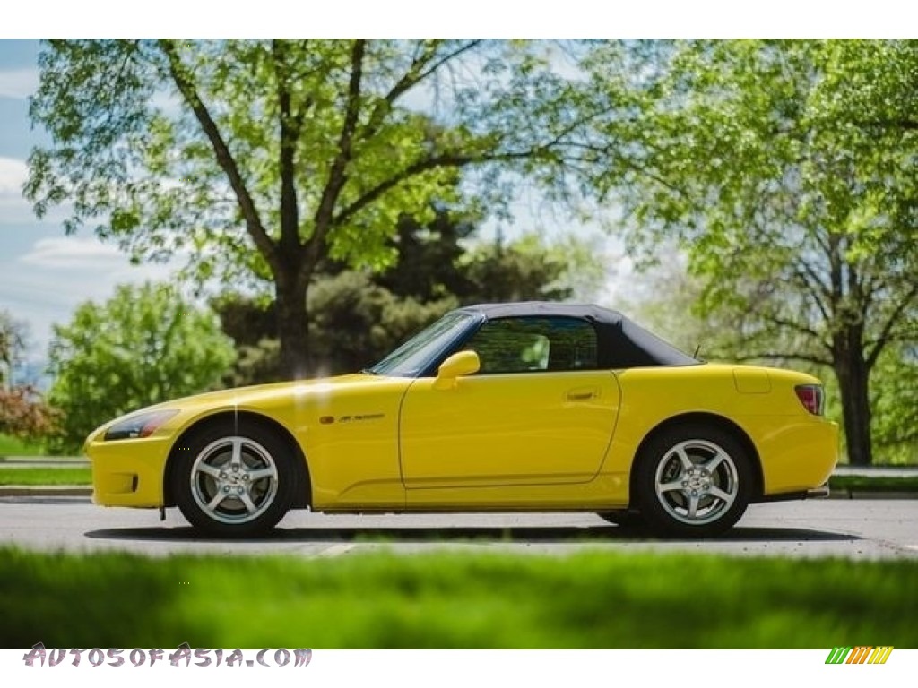2001 S2000 Roadster - Spa Yellow / Black photo #8