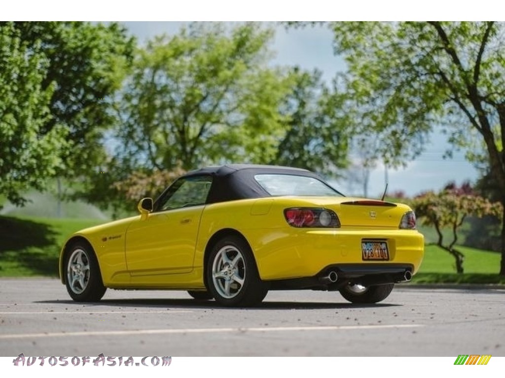 2001 S2000 Roadster - Spa Yellow / Black photo #9