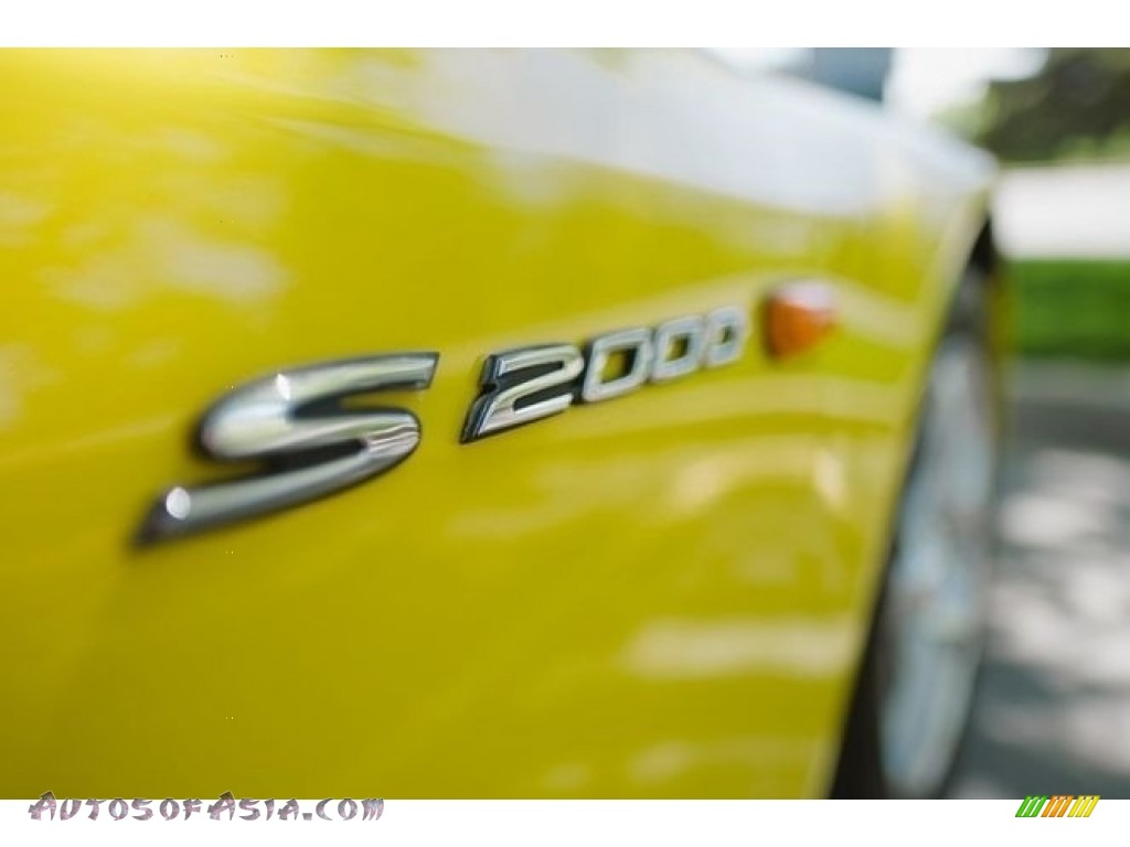 2001 S2000 Roadster - Spa Yellow / Black photo #14