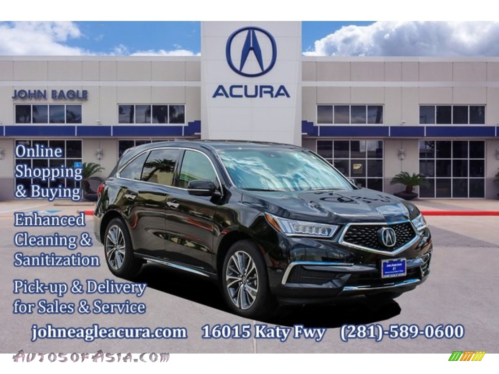 Majestic Black Pearl / Parchment Acura MDX Technology