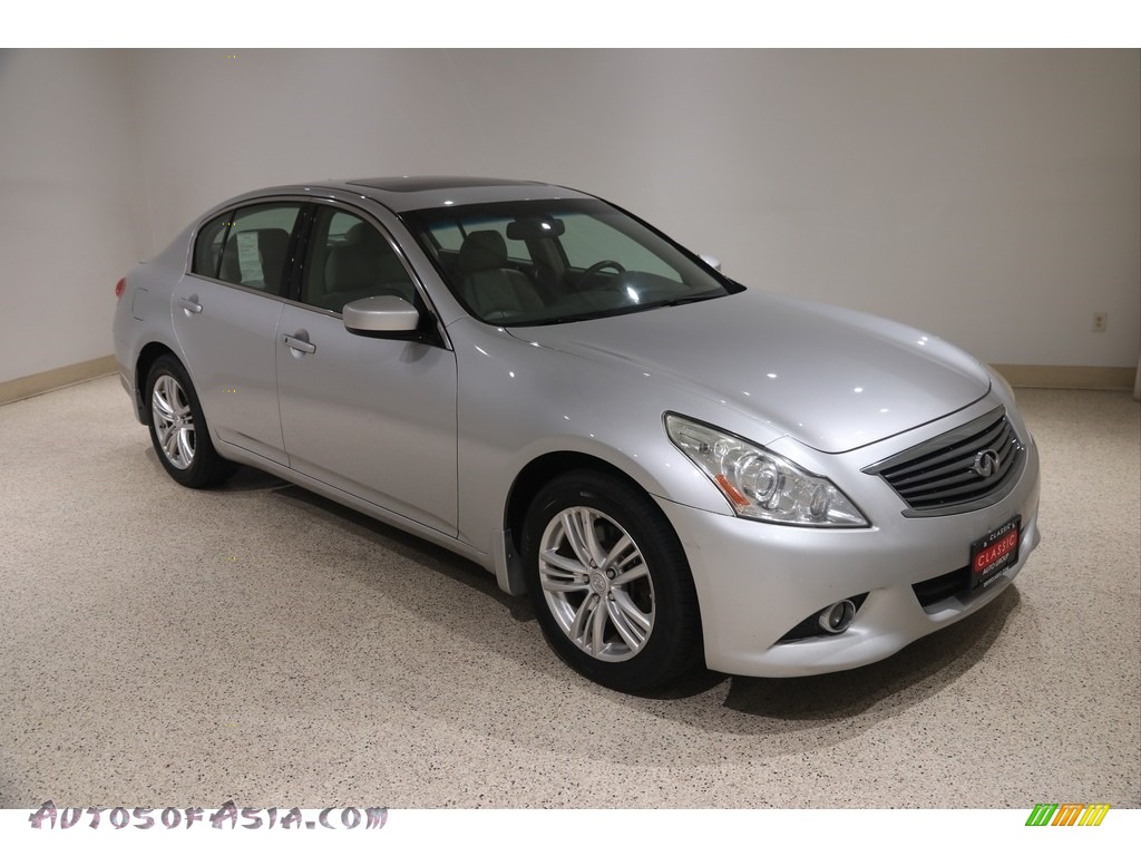 Liquid Platinum / Graphite Infiniti G 25 x AWD Sedan