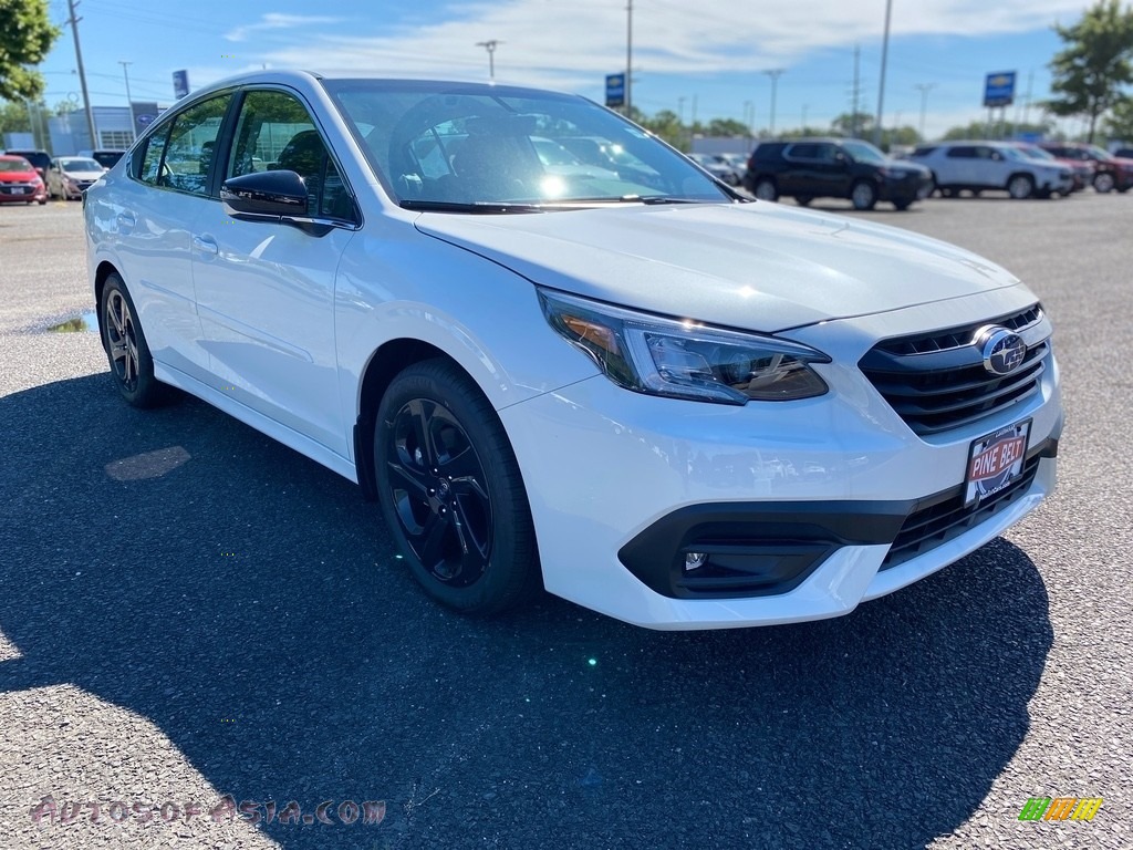 2020 Legacy 2.5i Sport - Crystal White Pearl / Two-Tone Gray photo #1