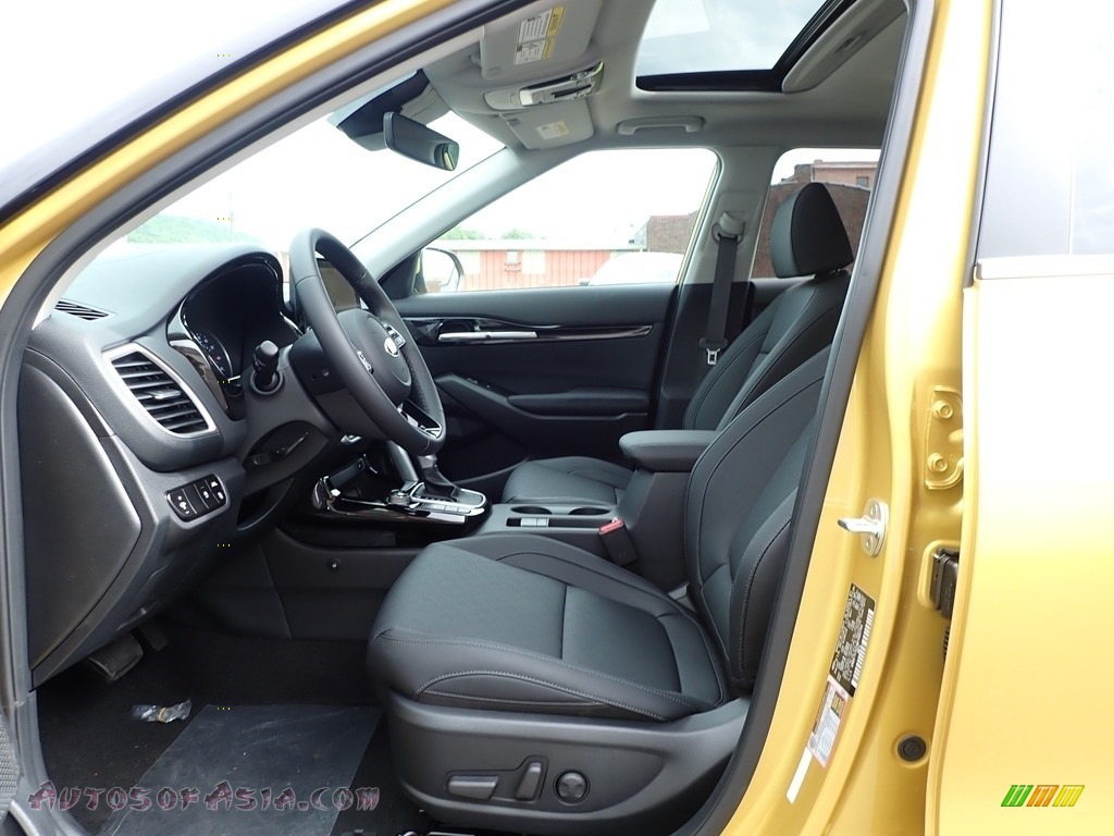 2021 Seltos SX Turbo AWD - Starbright Yellow / Black photo #13
