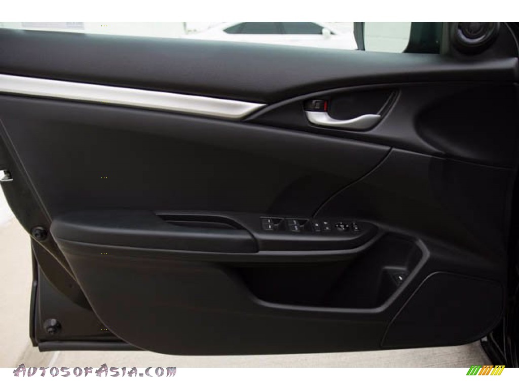 2019 Civic Sport Sedan - Crystal Black Pearl / Black photo #28