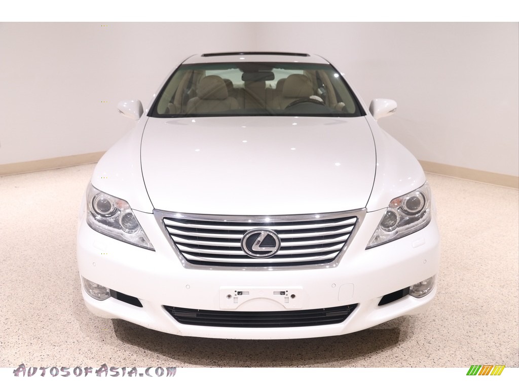 2011 LS 460 AWD - Starfire White Pearl / Parchment photo #2
