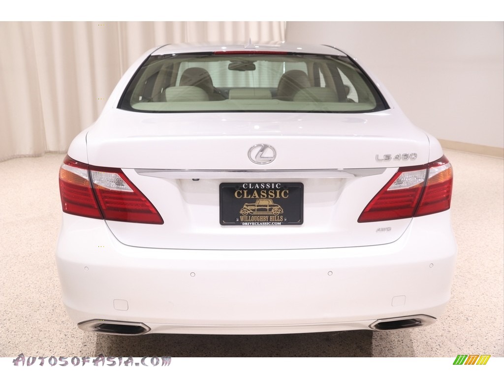 2011 LS 460 AWD - Starfire White Pearl / Parchment photo #39