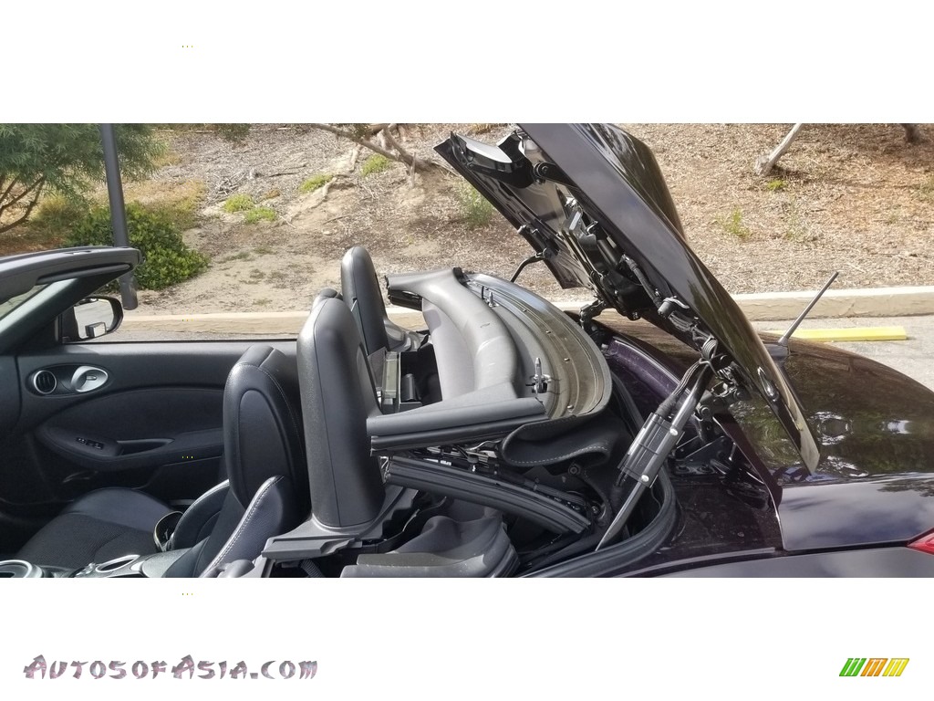 2014 370Z Touring Roadster - Black Cherry / Black photo #16