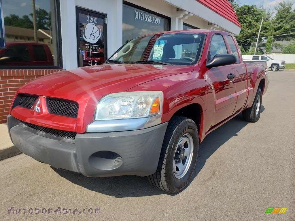 2007 Raider LS Extended Cab - Lava Red / Slate photo #2