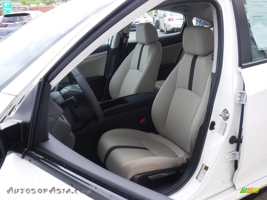 2017 Civic LX Sedan - Taffeta White / Gray photo #11
