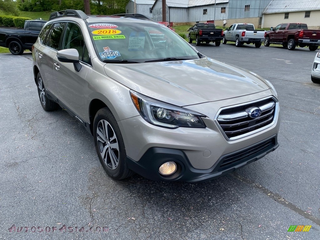 2018 Outback 2.5i Limited - Tungsten Metallic / Ivory photo #4