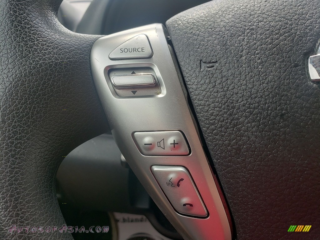 2015 Versa 1.6 S Sedan - Fresh Powder / Charcoal photo #9