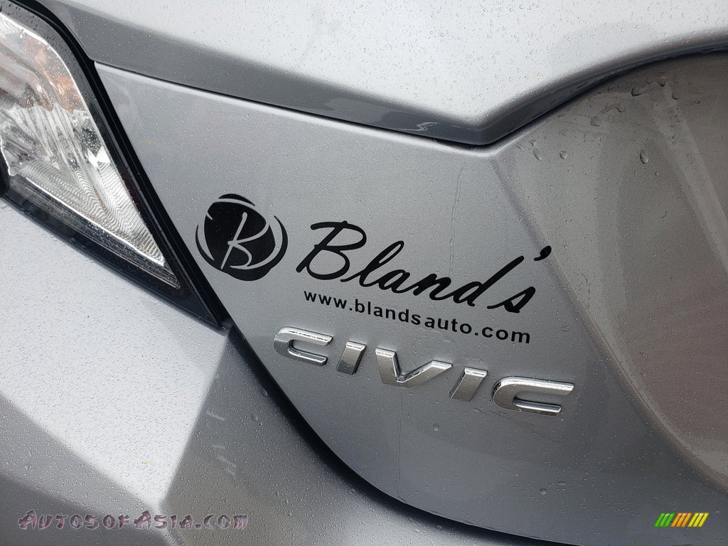 2017 Civic Si Coupe - Lunar Silver Metallic / Black photo #31