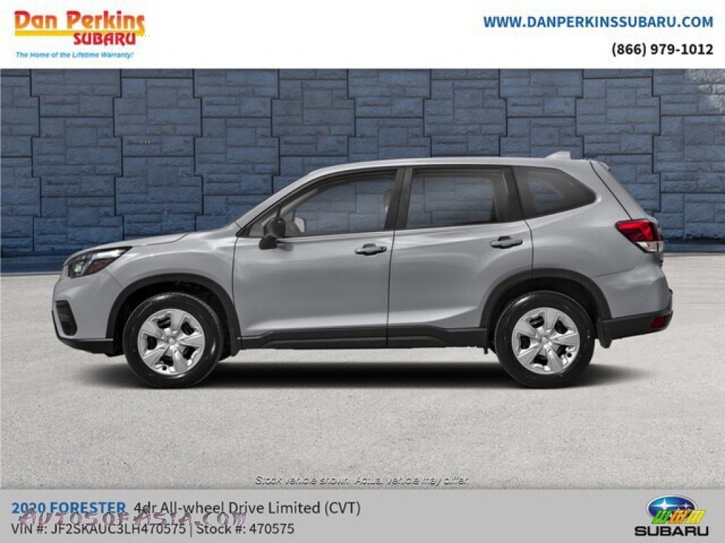 2020 Forester 2.5i Limited - Ice Silver Metallic / Black photo #2