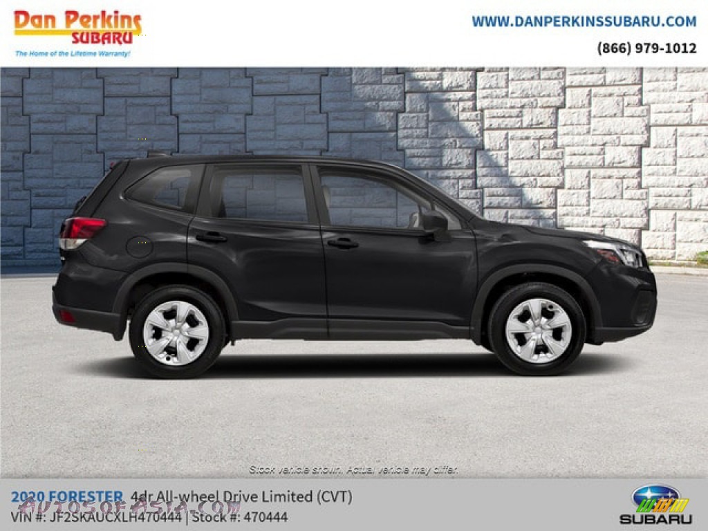 2020 Forester 2.5i Limited - Crystal Black Silica / Gray photo #5