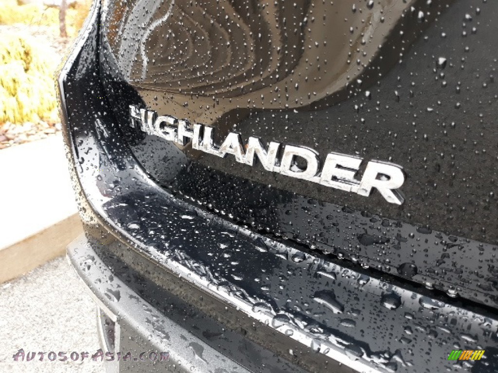 2019 Highlander Hybrid Limited AWD - Midnight Black Metallic / Black photo #54