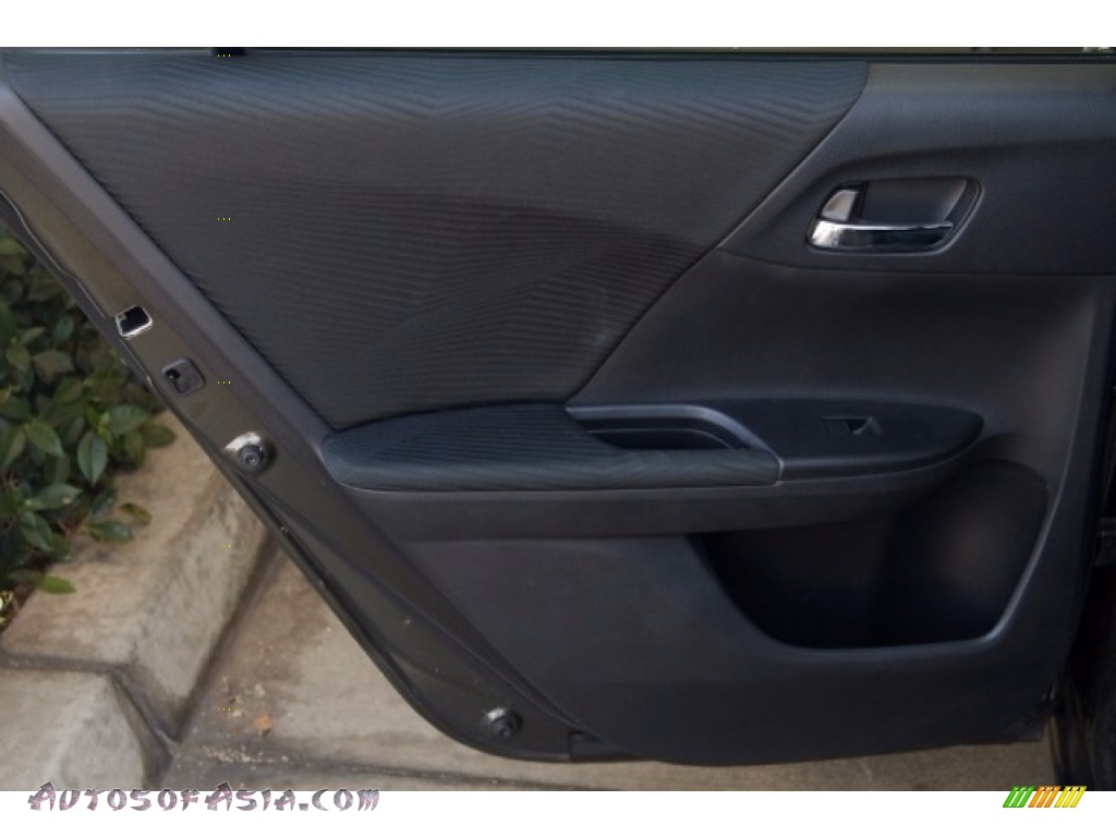 2014 Accord LX Sedan - Hematite Metallic / Black photo #22
