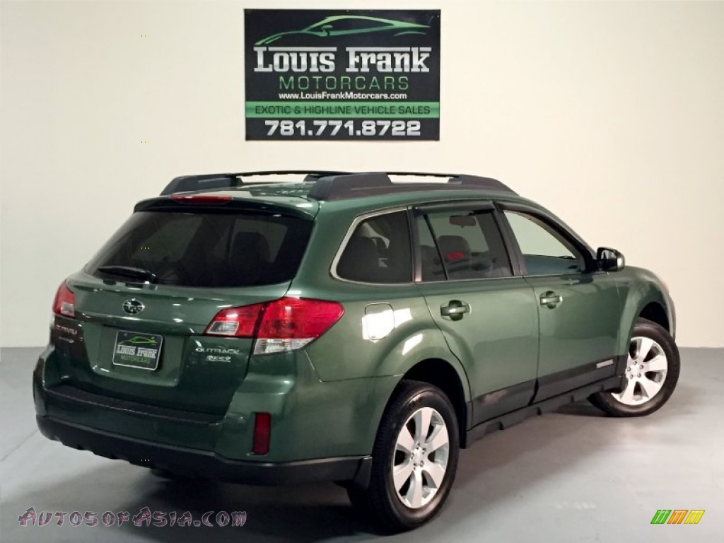2010 Outback 2.5i Limited Wagon - Cypress Green Pearl / Warm Ivory photo #3