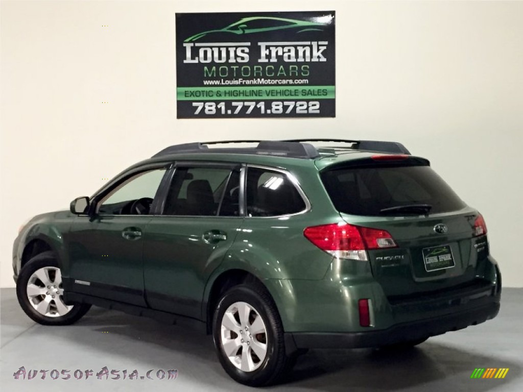 2010 Outback 2.5i Limited Wagon - Cypress Green Pearl / Warm Ivory photo #5