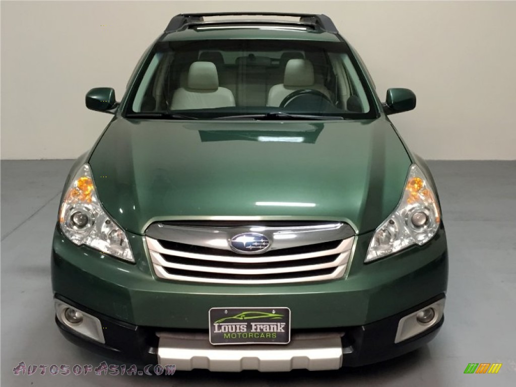 2010 Outback 2.5i Limited Wagon - Cypress Green Pearl / Warm Ivory photo #7