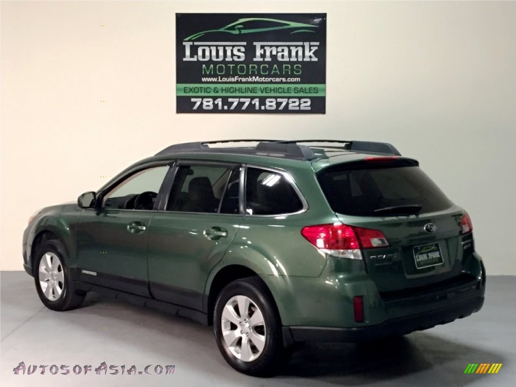 2010 Outback 2.5i Limited Wagon - Cypress Green Pearl / Warm Ivory photo #20