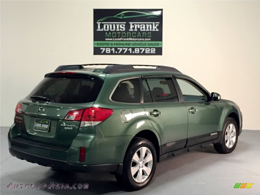 2010 Outback 2.5i Limited Wagon - Cypress Green Pearl / Warm Ivory photo #21