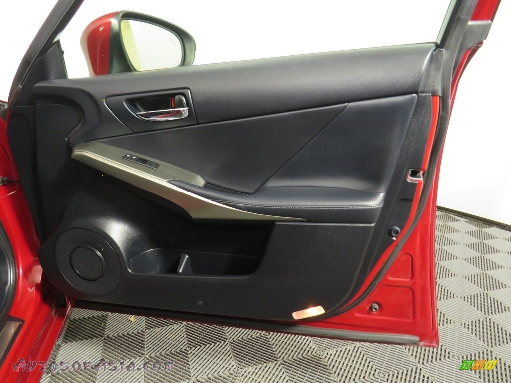 2014 IS 350 AWD - Matador Red Mica / Black photo #24