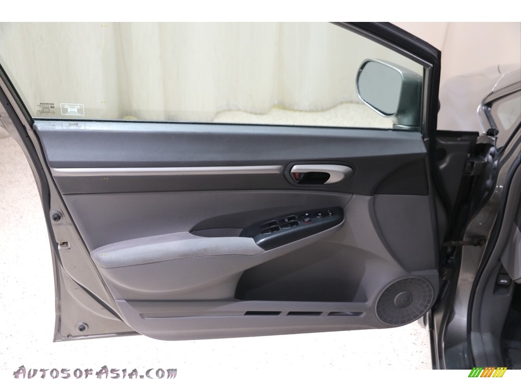 2007 Civic EX Sedan - Galaxy Gray Metallic / Gray photo #4