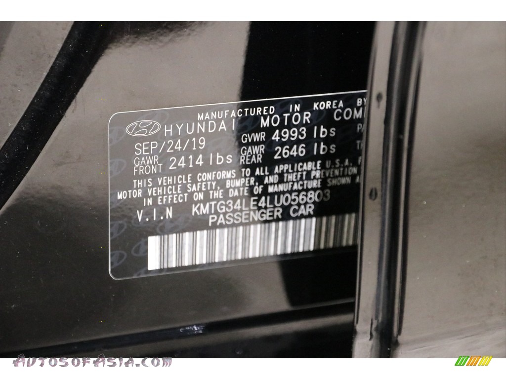 2020 Genesis G70 AWD - Vik Black / Brown photo #21