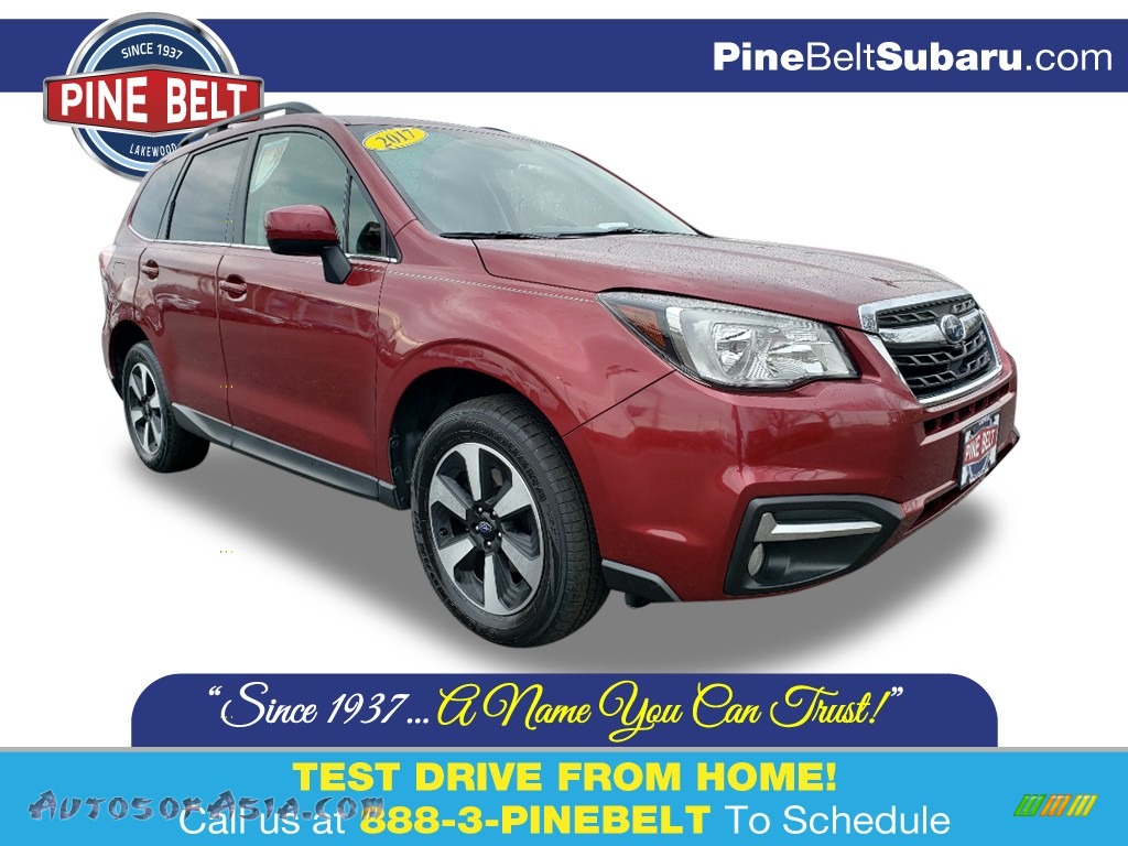 2017 Forester 2.5i Limited - Venetian Red Pearl / Gray photo #1