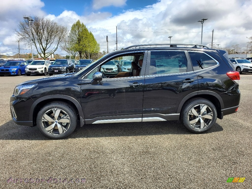 2020 Forester 2.5i Touring - Crystal Black Silica / Saddle Brown photo #4