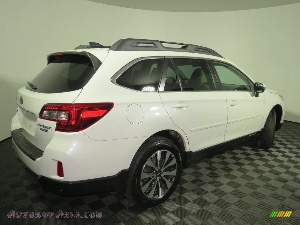 2017 Outback 2.5i Limited - Crystal White Pearl / Warm Ivory photo #16