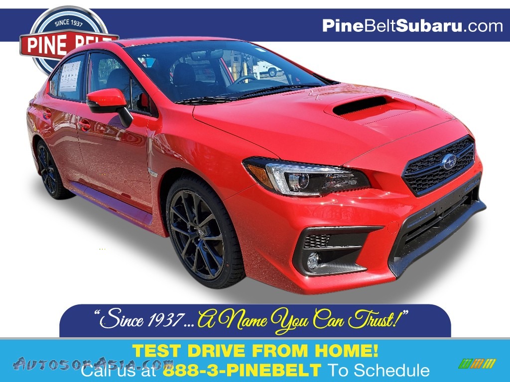 2020 WRX Limited - Pure Red / Carbon Black photo #1