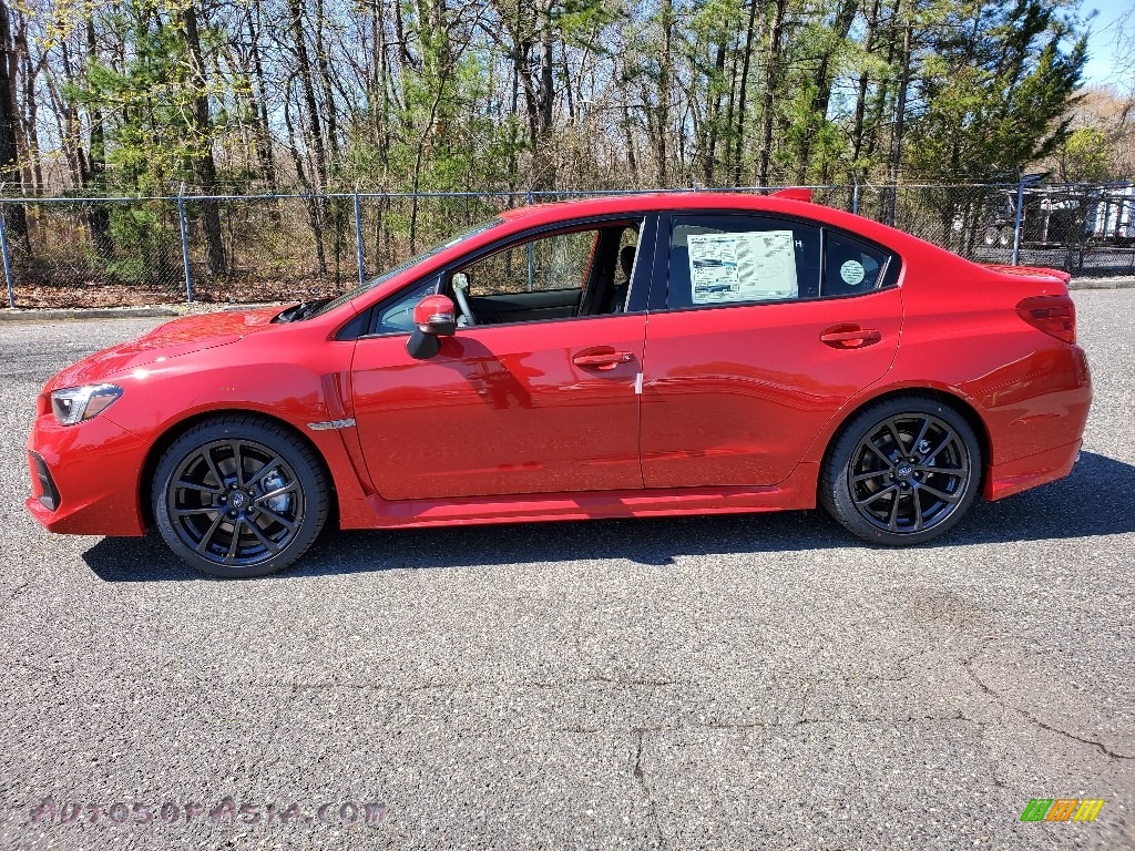2020 WRX Limited - Pure Red / Carbon Black photo #4
