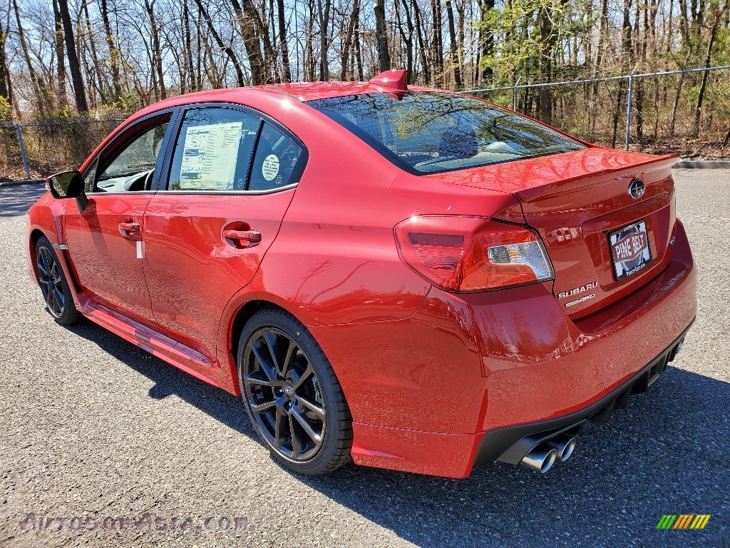 2020 WRX Limited - Pure Red / Carbon Black photo #6