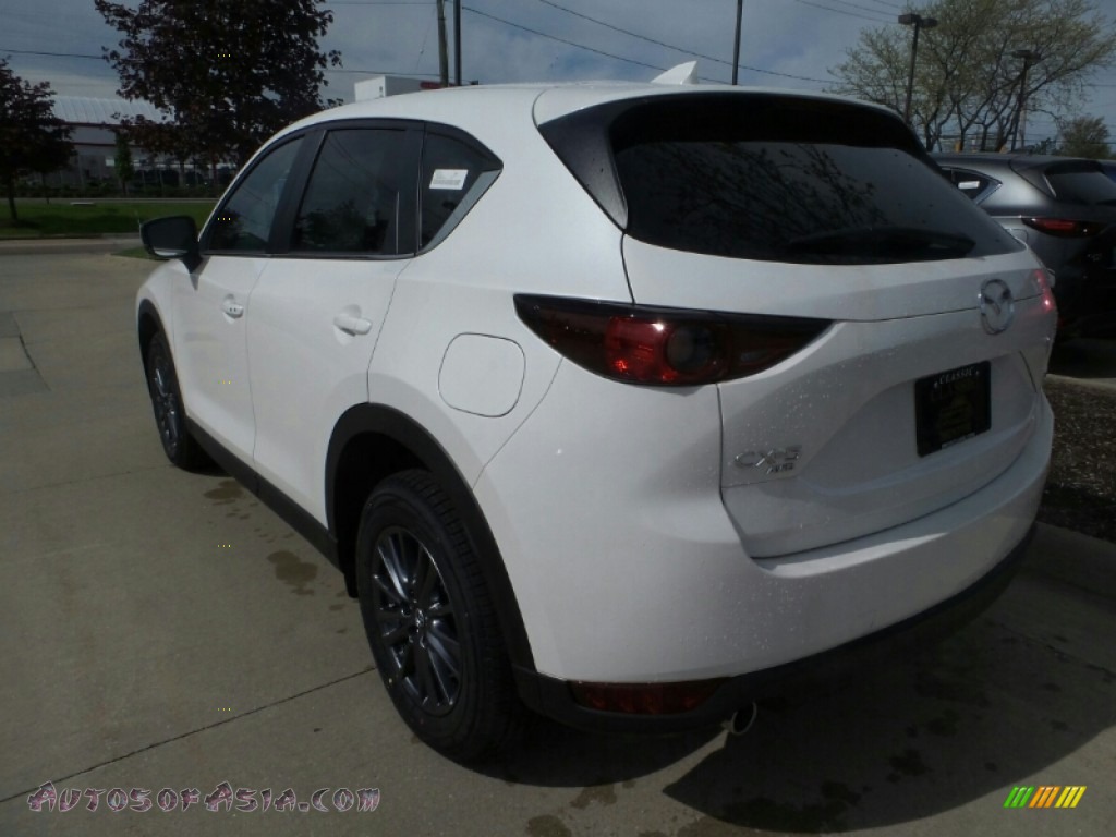 2020 CX-5 Touring AWD - Snowflake White Pearl / Black photo #5