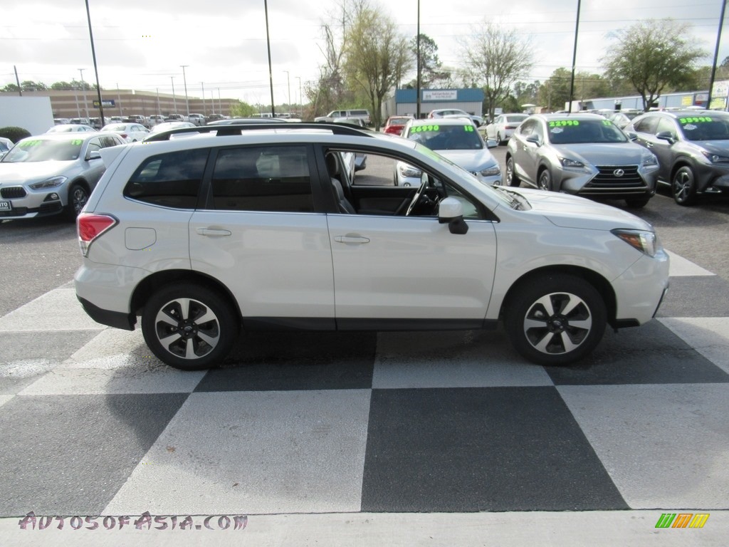2017 Forester 2.5i Limited - Crystal White Pearl / Gray photo #3