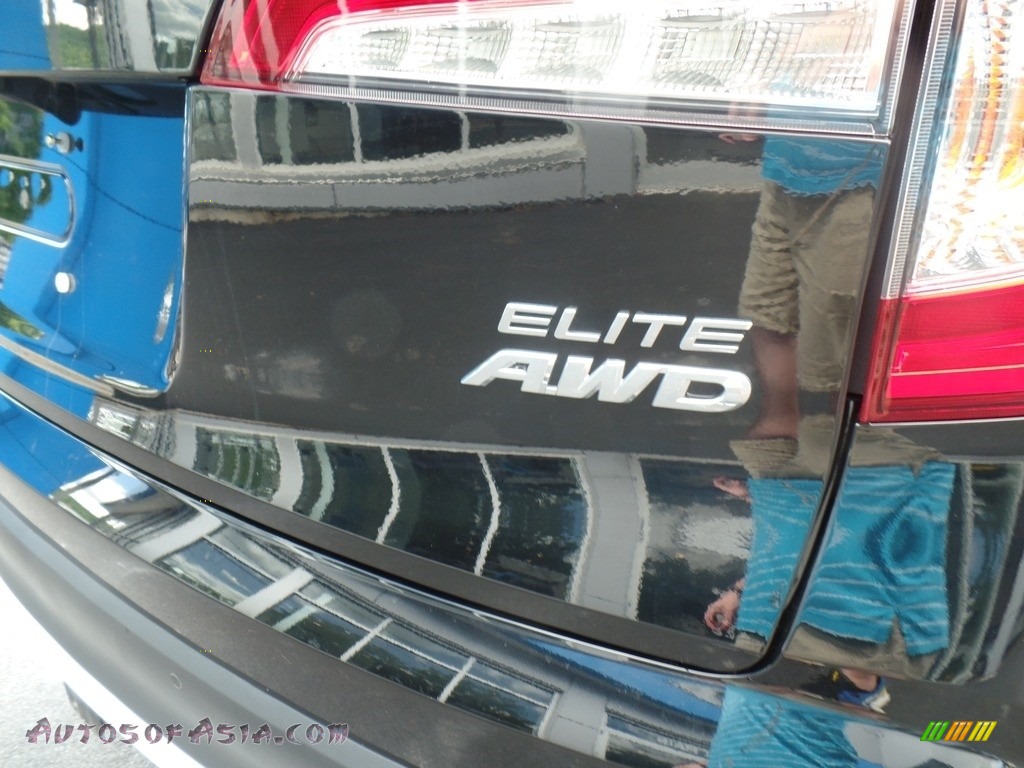 2019 Pilot Elite AWD - Crystal Black Pearl / Black photo #13