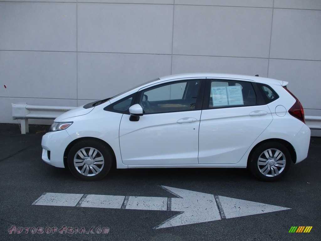 2015 Fit LX - White Orchid Pearl / Black photo #2